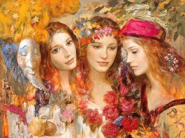 班牙!美丽的西班牙女郎英国浪漫主义画家女性人物油画欣赏