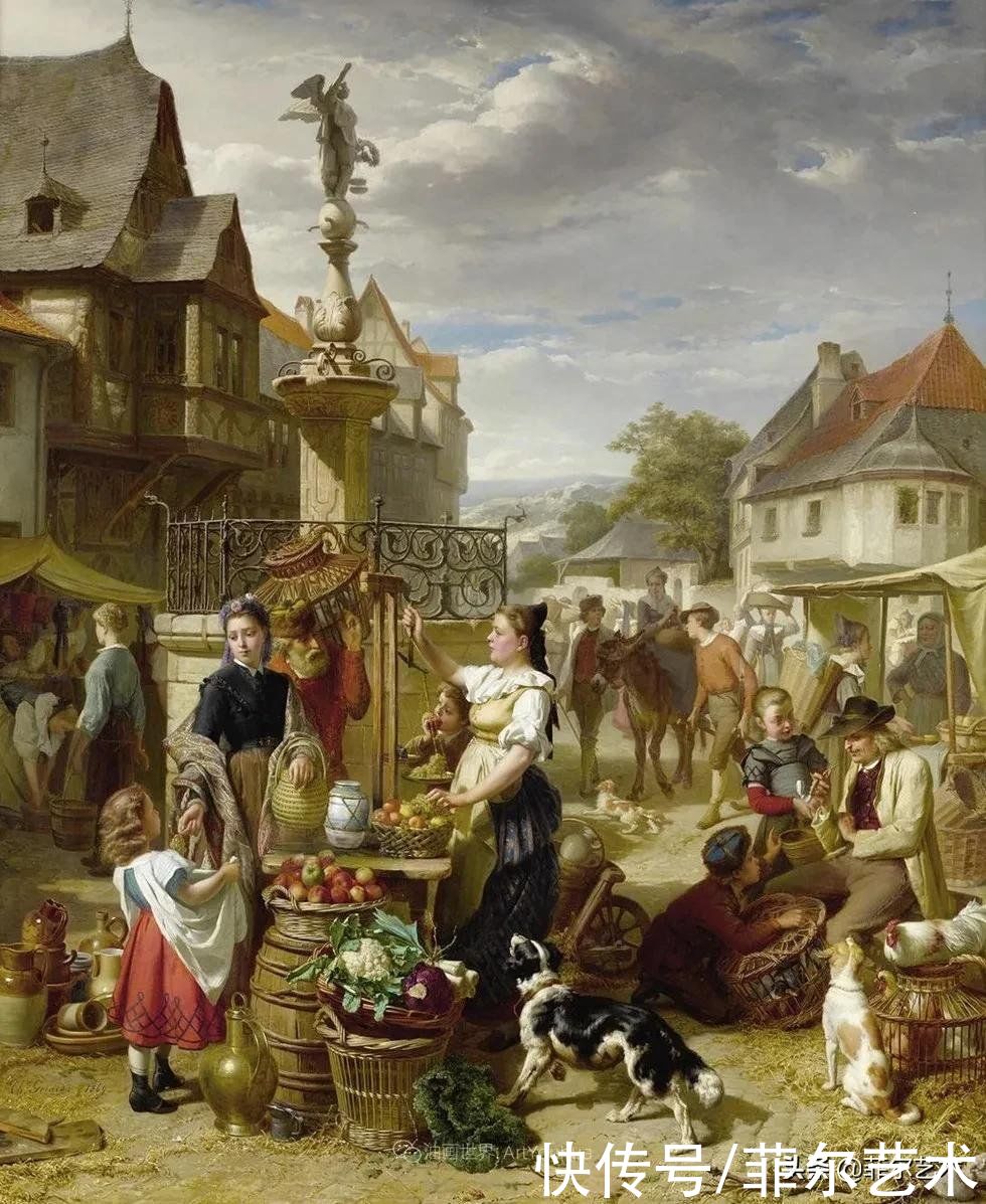 蒂奥多·|乡村生活~比利时画家蒂奥多·杰拉德油画作品欣赏