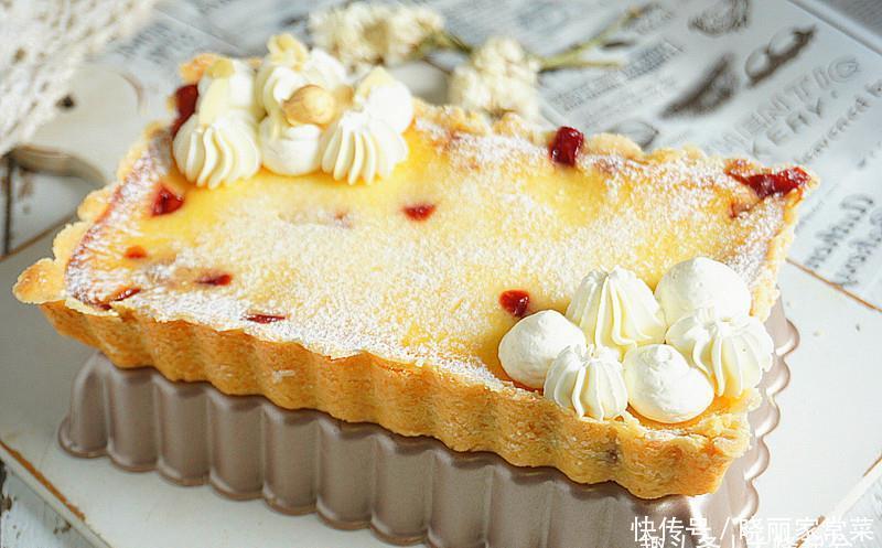 细砂糖|超人气甜品下午茶,芝士流心乳酪挞,不用排队,自己在家也能做