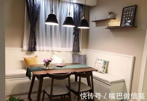 承重墙|实用又美观的卡座，对于小户型餐厅来说就是救星