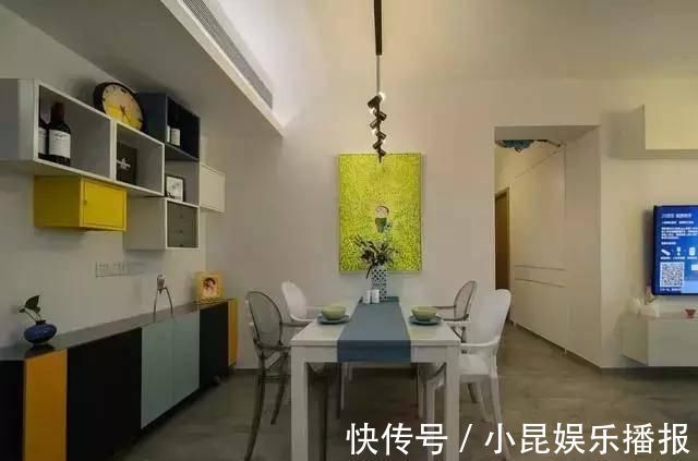 储物空间|老公坚持客厅铺水泥砖,过道还给女儿装秋千,入住后晒晒全屋