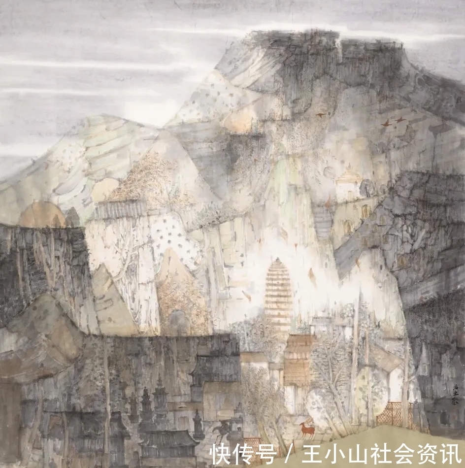 洋泾浜!80后的山水画家马明耀,“穿西装结领带”,一口“洋泾浜”