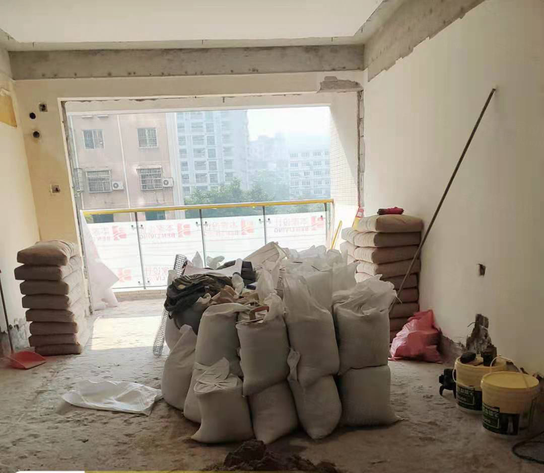 施工|90平米老房改造，玻璃隔断让视觉感翻倍