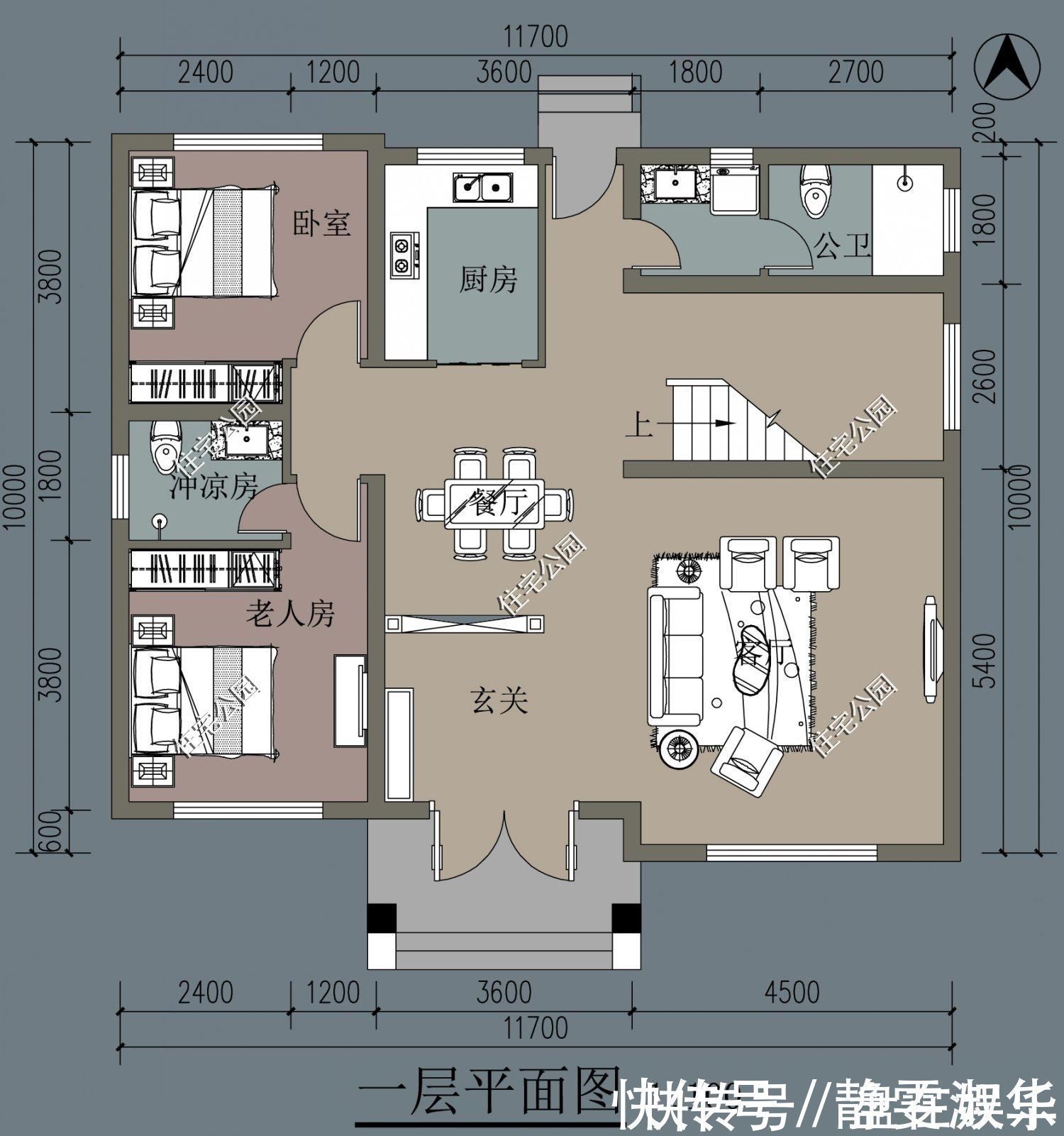 百平|准备了20万回农村建房，这6套图纸，你们帮我看看哪套好