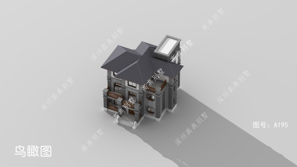 别墅|新中式风格的别墅,造型典雅漂亮,气派又耐看。