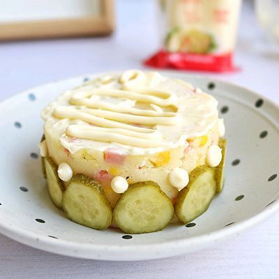 土豆沙拉蛋糕