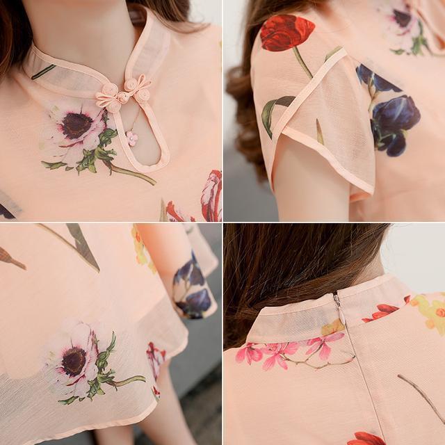 旗袍|复古旗袍连衣裙,素雅中透出女儿家的细腻与知性,别具一格