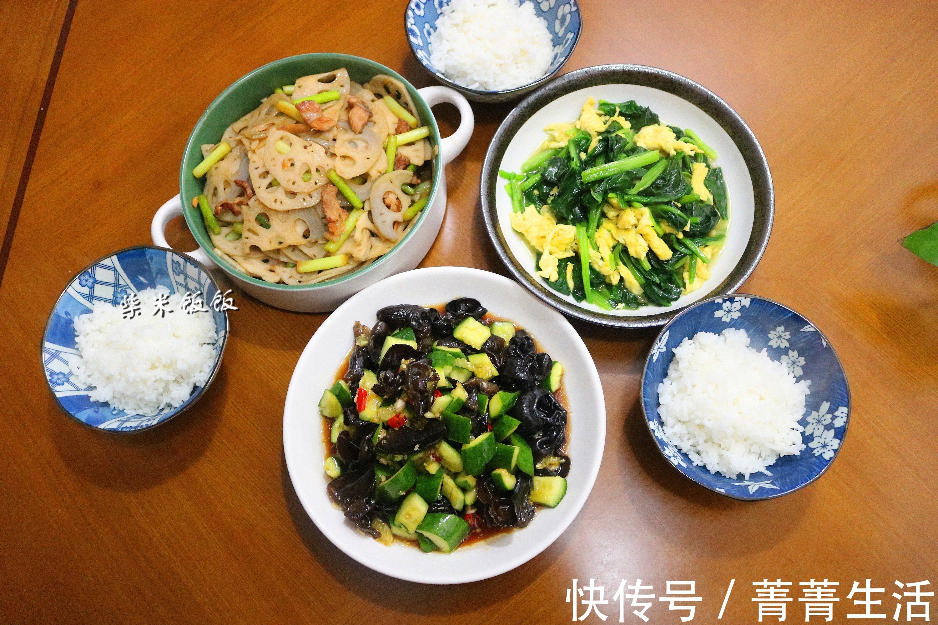 莲藕|女儿老公和我的晚餐,3个家常菜,30分钟上桌,全部吃光不浪费