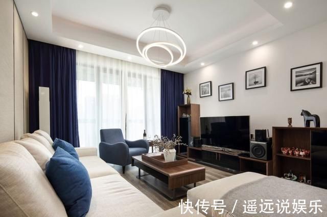 装饰画|仅仅花了9万元，就把103平米的三居室装修的美轮美奂