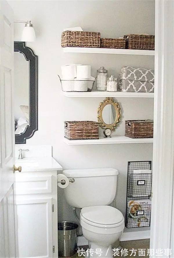 浴室柜|卫生间这样收纳大10m2!面积再小我也不担心了