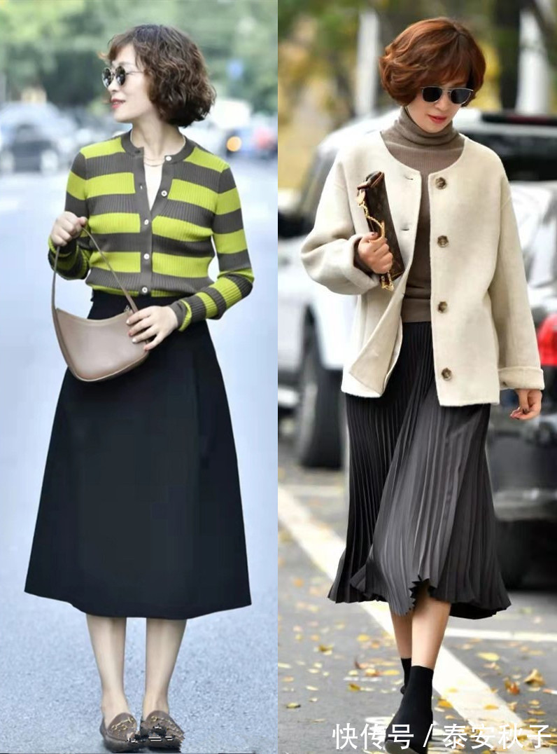 羽绒服 60岁女人别穿得像大妈!学她的气质感穿搭:纵然老去也能优雅迷人