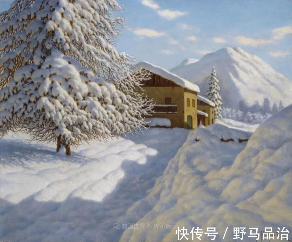 伦敦时报$这位俄罗斯画家，不愧为光与雪的大师！