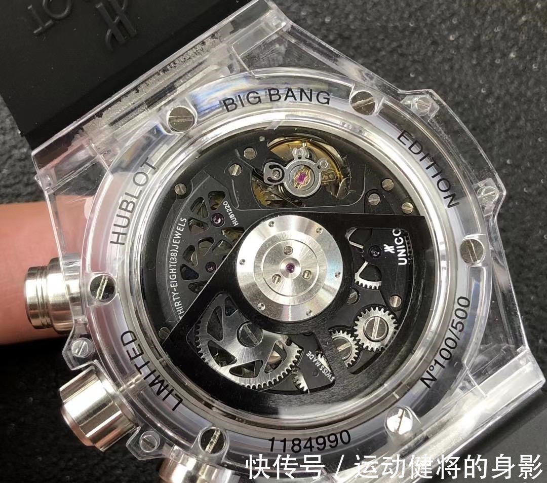 腕表#HB厂宇舶Big Bang大爆炸411透明腕表会不会一眼假
