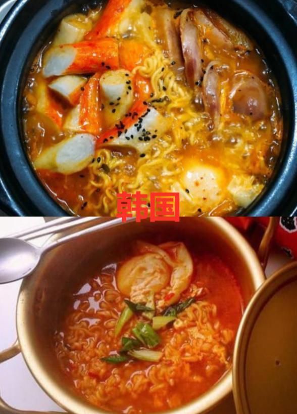 实在|各国“泡面”长啥样中国VS日本,看到韩国肚子实在太饿了