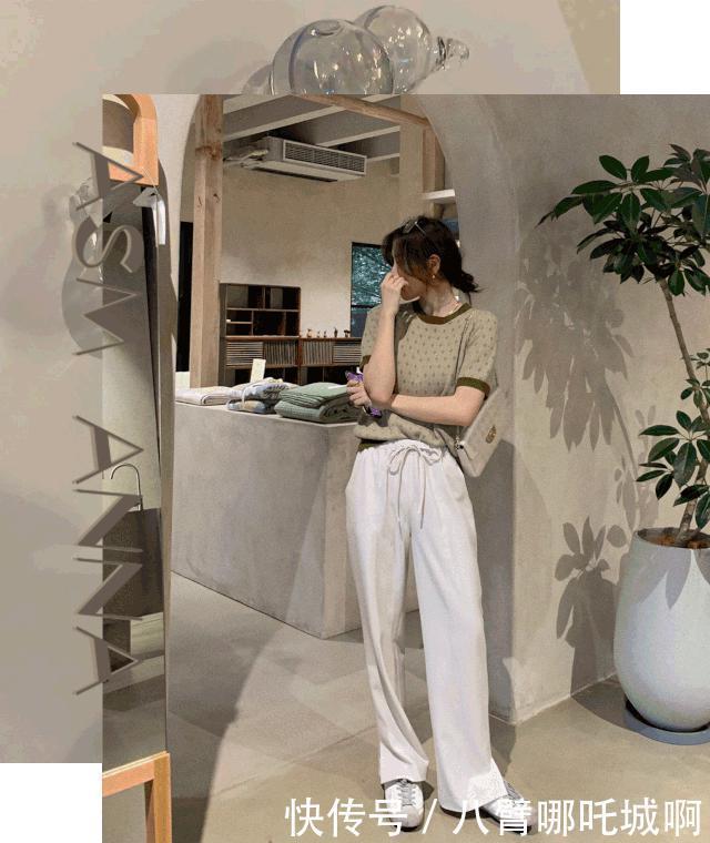 可盐可甜|可盐可甜的早秋搭配,针织衫让你全年美cry!