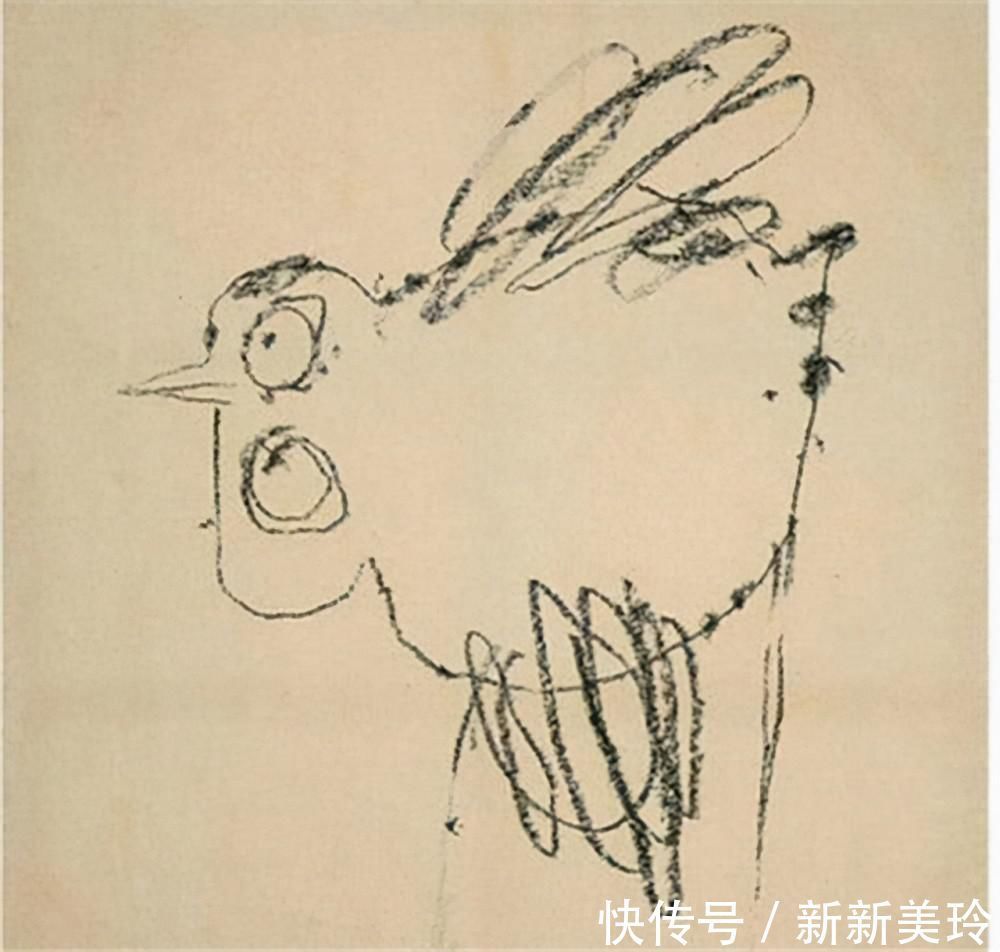 小学生$他画一只鸟卖了82万，网友吐槽：不如小学生，专家：往鸟眼睛里看