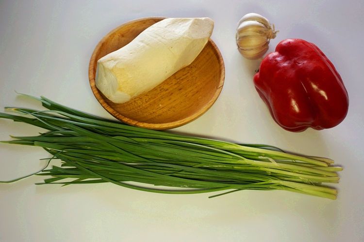 非常实惠的一道素炒三丝,能当主食或下酒菜,还能当盖饭的主菜