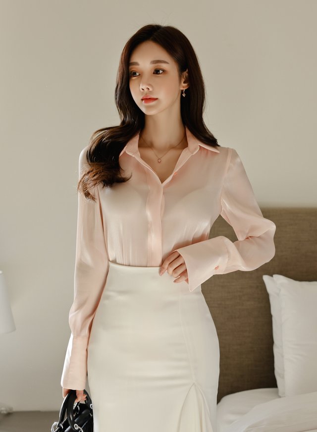 时髦|今秋火了一种穿法，叫雪纺衫时髦又高级，三木都上头了