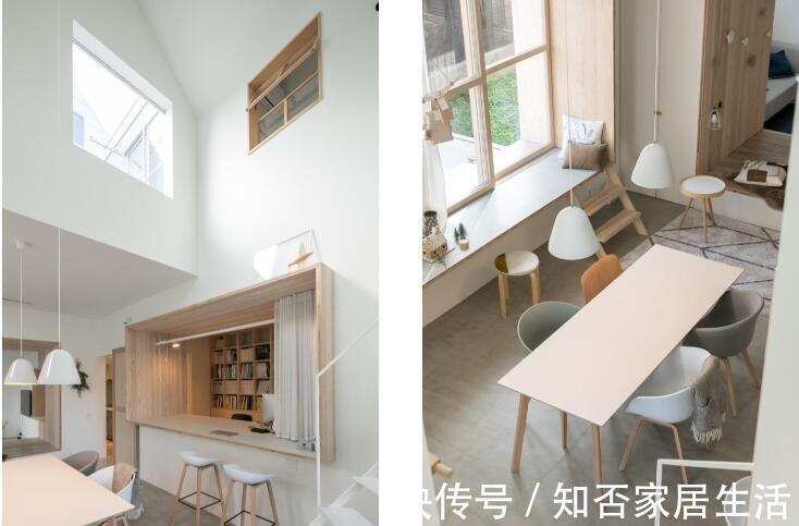 日本设计师的家,果然非同一般,窗台加宽做休闲区,室内窗双面用