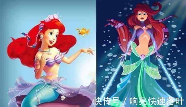 白雪公主|手持“光剑”的迪士尼公主,安娜像新手村战士,艾莎如王者归来!
