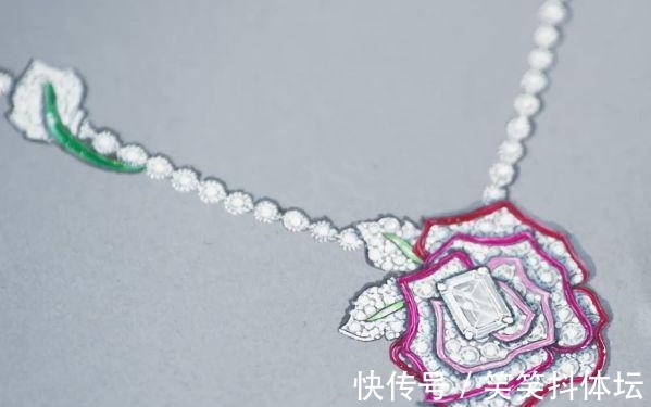 花窗 迪奥全新DIOR ROSE高级珠宝，你有被设计稿惊艳到吗