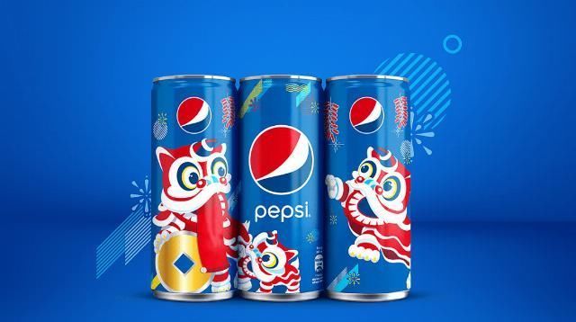 联名|百事可乐联名人民日报包装设计开启“热爱”模式