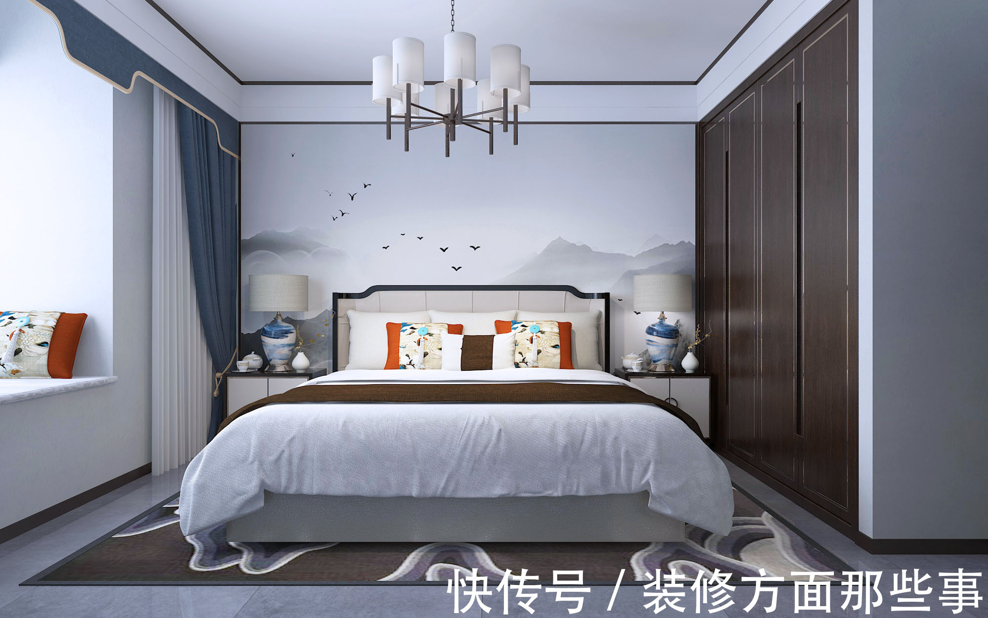 中式|130平中式三居室,营造出了一个极致而朴实的东方人文空间