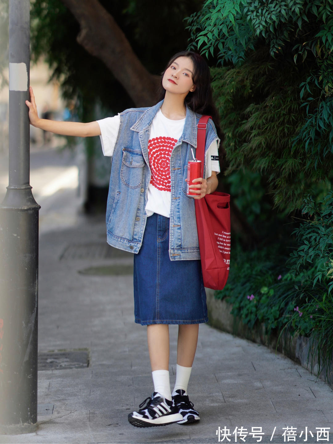 半身裙|微胖女孩怎么穿?随性休闲风是首选!来看博主的13套微胖时尚穿搭