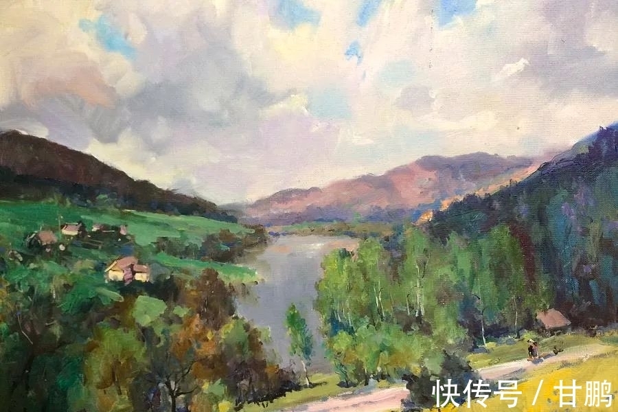 风景|风景油画，见过色彩丰富的，但没有见过这么美的