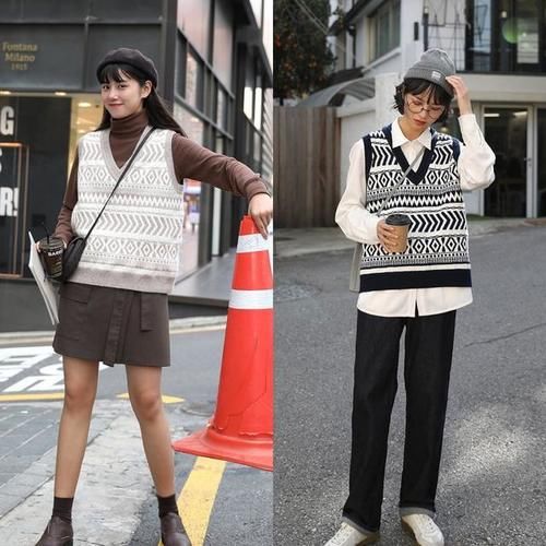 马甲|2021秋天的第一件马甲,这样穿洋气又减龄,配衬衫、T恤都很好看