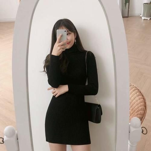 毛衣裙千万别这么穿，巨时髦