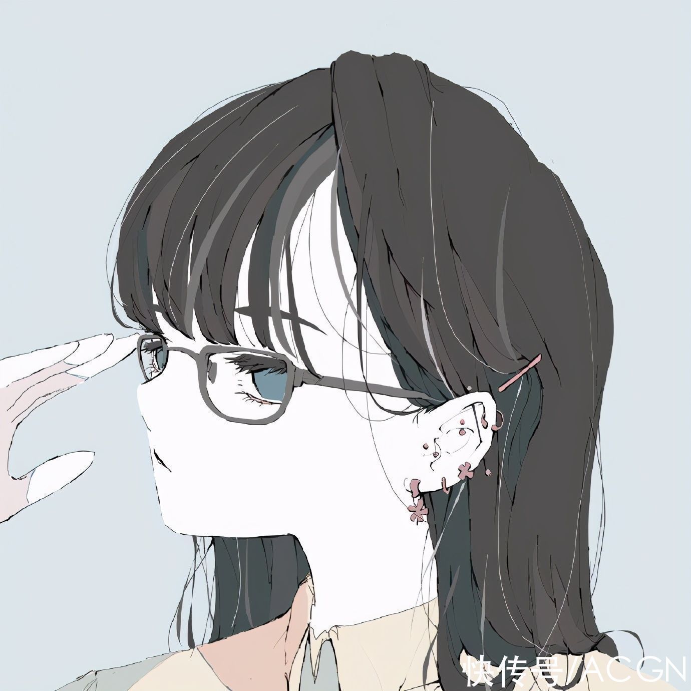 动漫|画师大佬分享的唯美女生头像,表情值得玩味,先收藏了