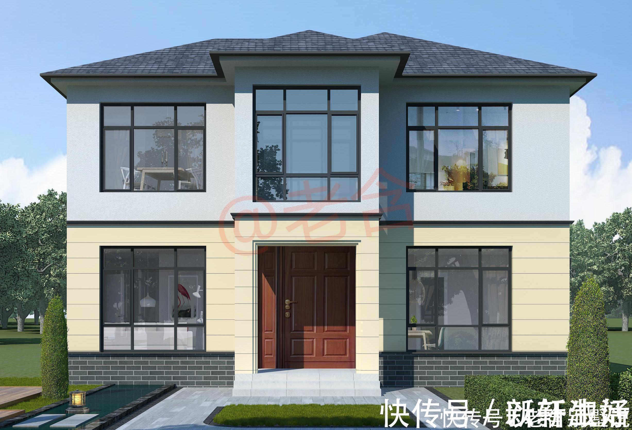 建房|老妈给我20万回老家盖房,设计师推荐这2套建房图纸,哪套更适合