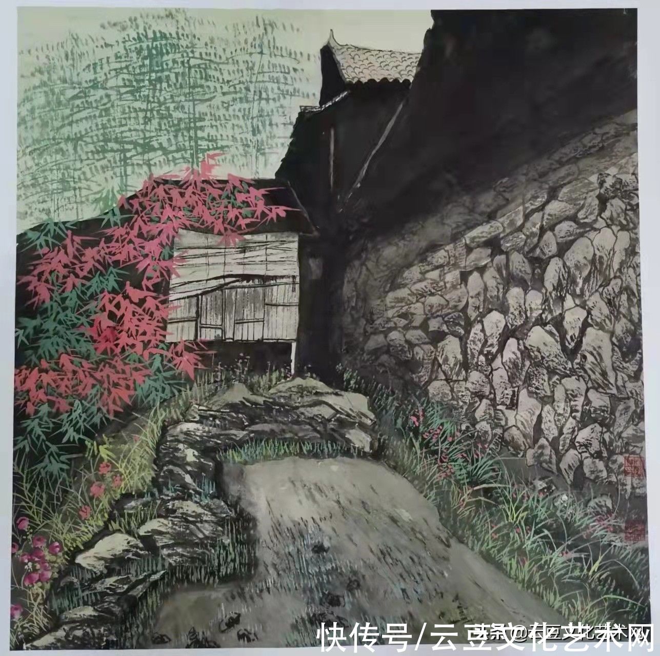 美术家协会$上海著名画家严荣镇最新作品欣赏