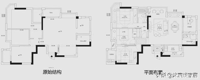 书房|越来越多人喜欢横厅,看完她家,发现不是一般的大气,简约又高级