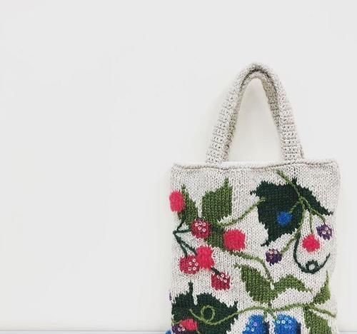 编织|把编织玩出新创意,棒针、钩针结合起来,提花也能用钩针表现