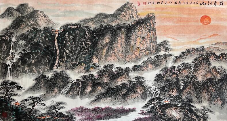 红色文化研究院#成鹏现为山东省红色文化研究院理事、高级画师