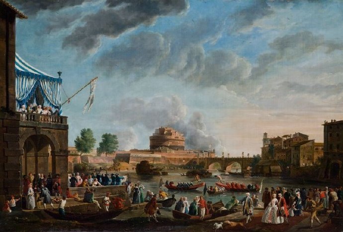 油画&18世纪法国杰出的风景画大师,克洛德·约瑟夫·韦尔内油画欣赏