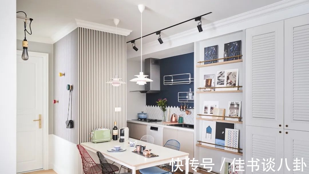 墙面|70平北欧小公寓,简约、舒适、清新,这种感觉很舒心从容!