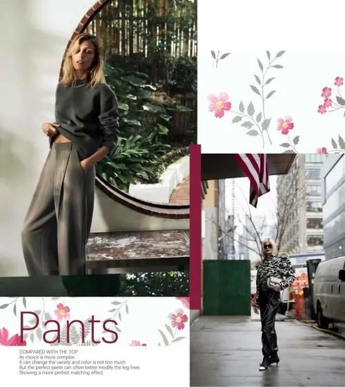 最近火了一种显高穿法，叫毛衣+阔腿裤，小个子也能穿出大气场