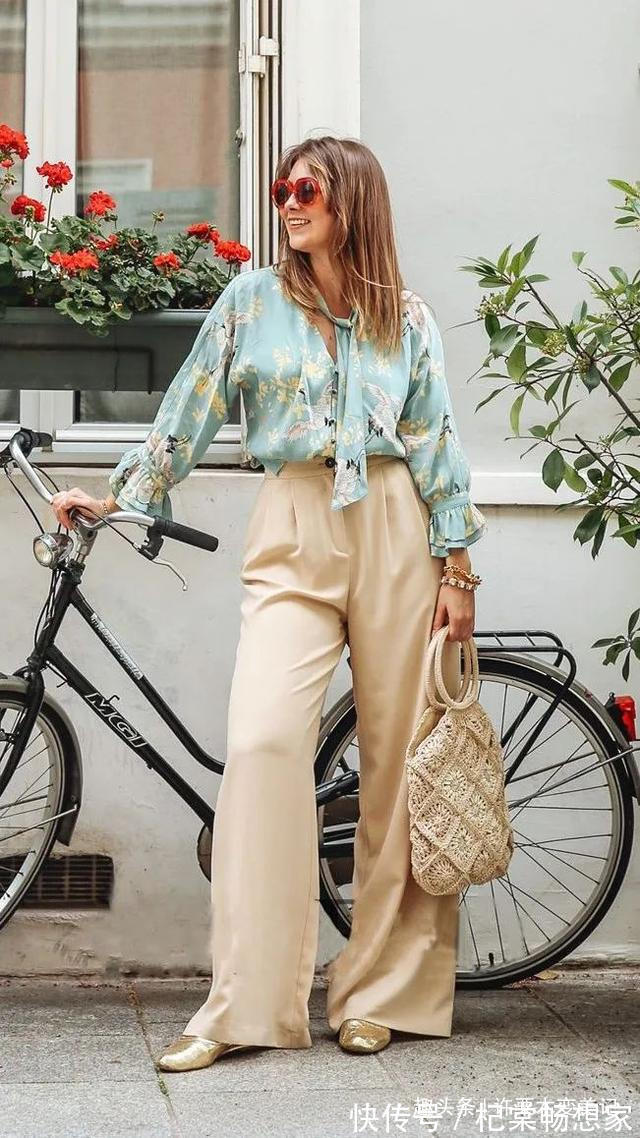 阔腿裤 请脱下你的阔腿裤,太土!今年流行的是“云朵裤”,时髦又遮肉