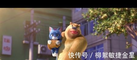 熊二|熊出没熊二再一次上演拯救伙伴的英雄,不,这次变超人熊二了!