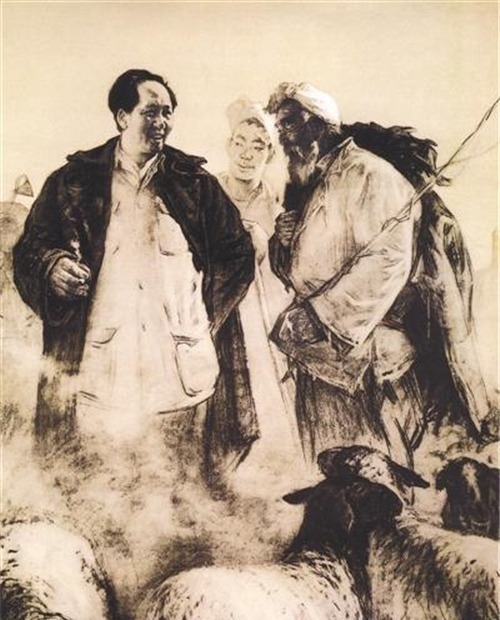 达文西$国画大家刘文西他画了一幅画,是我国15亿人看得最多的