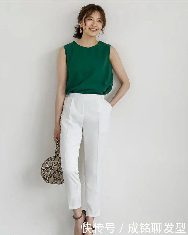 感裤|教你穿出大长腿!日本博主宽松感裤装穿搭示范,显高显瘦显好看