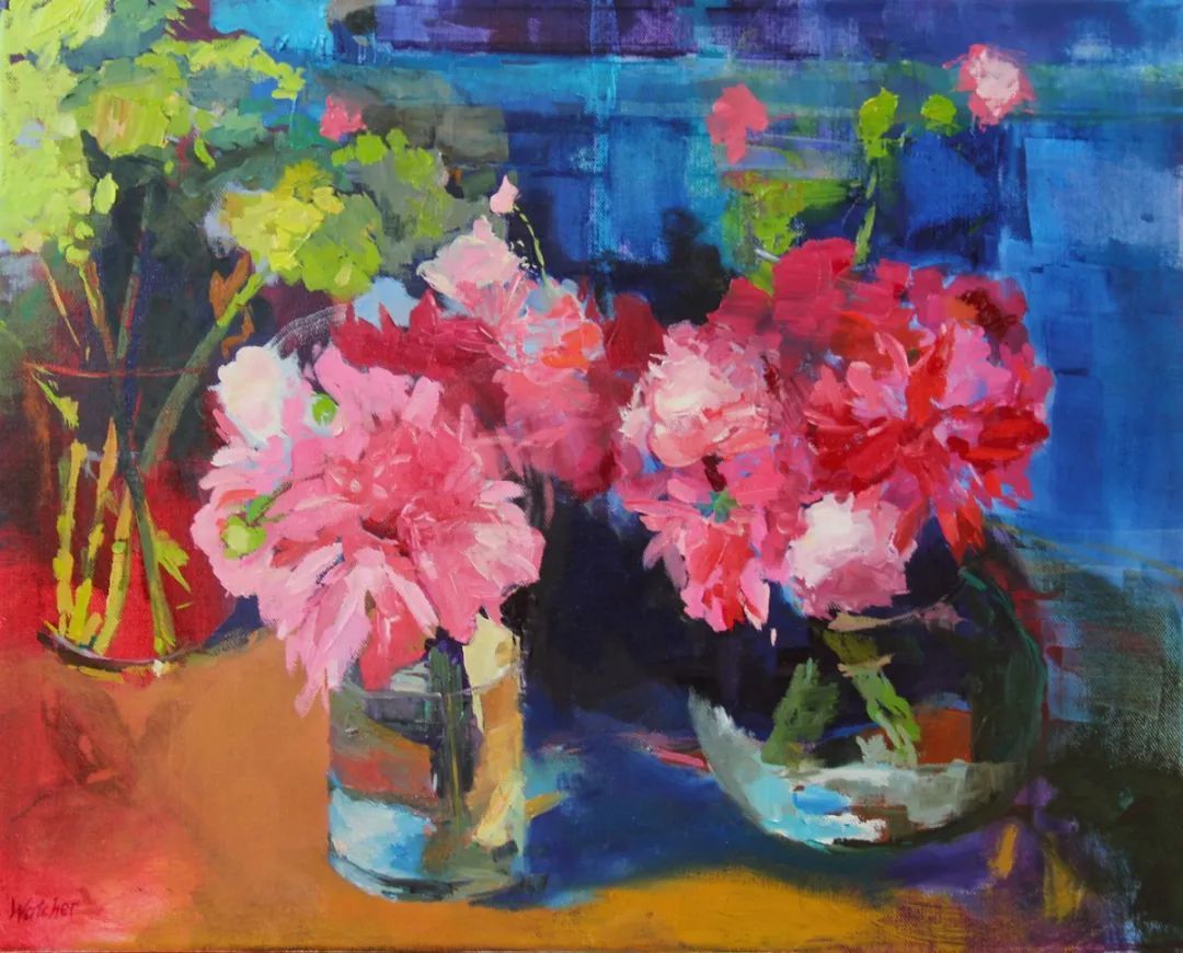 笔力独到,气势如虹,看看这二位的油画