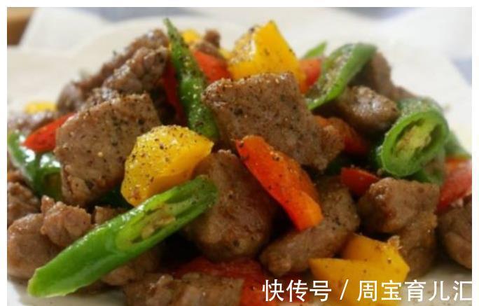 彩椒|最近孩子为了减肥每天都在疯狂健身，多吃燃脂菜，好吃不怕胖