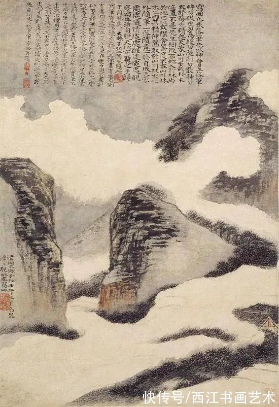 云山图$观点:为什么石涛的绘画艺术到现在还是新的?