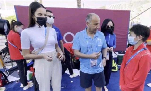 全运会|排面!国际泳联主席亲自采访全红婵,红姐说出跳海感受令人意外