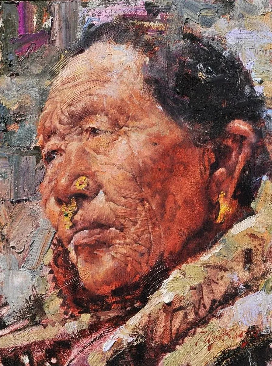 jeffrey|他的油画笔触粗犷又细腻,透着一种不可言说的美