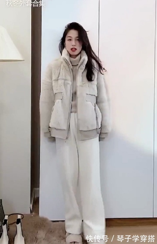 冬季 简约的棉衣外套,这样搭配,冬季穿时尚又保暖就靠它了
